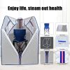 Portable Sauna for Home - Steam Sauna Tent;  Personal Sauna - Sauna Heater;  Tent;  Chair;  Remote Included for Home Sauna - Enjoy Your Own Personal S