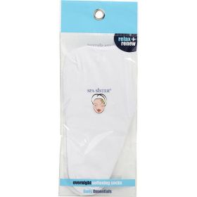 SPA ACCESSORIES by Spa Accessories DELUXE MOISTURE ENHANCING SOCKS - WHITE