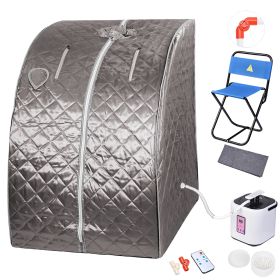 Portable Sauna Champagne gray