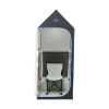 Portable Gothic Roof Plus Type Full Size Far Infrared Sauna tent. Spa;  Detox ; Therapy and Relaxation at home.Larger Space; Stainless Steel Pipes Con