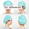 Blue Scrub Cap Bouffant Scrub Cap Adjustable Cotton Dust Cap Unisex Work Cap Men Women, Building