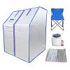 Portable Sauna for Home - Steam Sauna Tent;  Personal Sauna - Sauna Heater;  Tent;  Chair;  Remote Included for Home Sauna - Enjoy Your Own Personal S