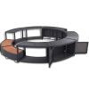 Black Poly Rattan Spa Surround