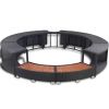 Black Poly Rattan Spa Surround