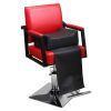 Barber Shop Child Booster Seat Cushion U-Shaped PVC Leather Seat Cushion Beauty Salon Spa Massage Equipment for Styling Chair, Black XH