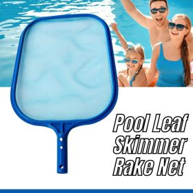 Pool Spa Hot Tub Pond Fountain Leaf Skimmer Rake Net For Removing Leaf; Debris; (Color: Blue, Type: Leaf Rake Net)