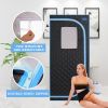 Portable Plus Type Full Size Steam Sauna tent. Spa; Detox ; Therapy and Relaxation at home.Larger Space; Stainless Steel Pipes Connector Easy to Insta